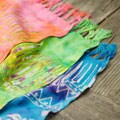 Rayon Batik Floral Scarf (Indonesia)