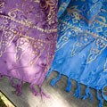 Rayon Batik Colorful Paisley Shawl (Indonesia)