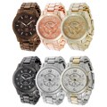 Geneva Platinum Women's Chronograph-style Link Watch