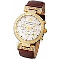 Yves Bertelin Paris Women's Brown Leather Strap Watch