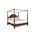 British Heritage Queen-size Poster Bed with Canopy