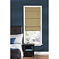 Taos Thermal Taupe Fabric Roman Shade (31 in. x 72 in.)