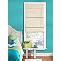 Taos Thermal Ecru Fabric Roman Shade (27 in. x 72 in.)