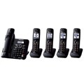 Panasonic KX-TG6645B DECT 6.0 Cordless Digital Answering System with 5 Handsets (Refurbished)