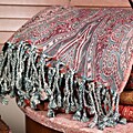 Royal Paisley Multicolor Woven Throw