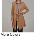Jana Women's Drape Front Ribbed Detail Cardigan FINAL SALE