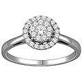 10k White Gold 1/3ct TDW Imperial Diamond Engagement Ring (H-I, I2)
