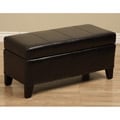 Warehouse of Tiffany Ariel Leather Storage Bench