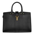 Yves Saint Laurent Black Cabas Chyc Small Tote