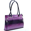 Dasein Snake Skin Embossed Side Buckle Shoulder Bag