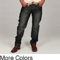 Paper Denim & Cloth Men's Belted Straight Leg Jeans