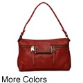 Perlina Lola Leather Zip-top Shoulder Handbag