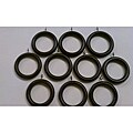 Dark Mahogany Wooden Rings (Set of 10)