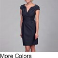 Connected Apparel Women's Tropical Menswear Dress