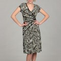 Connected Apparel Women's Printed ITY Dress