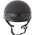 Fuel Helmets Flat Black Motorcycle Half Helmet