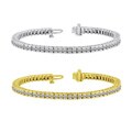 14k Gold 7ct TDW Diamond Tennis Bracelet (I-J, I1-I2)