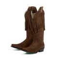 Lane Boots Women's Chocolate 'Fringe' Cowboy Boots