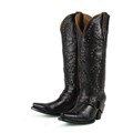 Lane Boots Women's Black 'Stud Rocker' Cowboy Boots