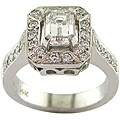 14k Gold 1 3/4ct TDW Certified Clarity-enhanced Diamond Engagement Ring (G-H, SI1)