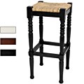 Wood 29-inch Classic Woven Top Barstool (China)
