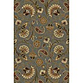 Infinity Collection Blue Area Rug (7'10 x 10'3)