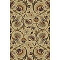 Infinity Collection Ivory/ Beige Rug (7'10 x 10'3)