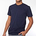 American Apparel Men's 3X Navy Single Pocket Shirt