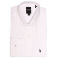 US Polo Men's White Dress Shirt