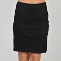 Adrienne Vittadini Women's Asymmetrical Seam Mini Skirt