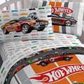 Hot Wheels Twin-size 4-piece Bed in a Bag with Sheet Set