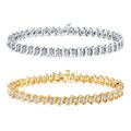 14k Gold 7ct TDW Diamond Tennis Bracelet (I-J, I1-I2)
