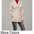 Jessica Simpson Women's Wool Embellished Collar Coat FINAL SALE