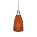 One-light Satin Nickel Mini Pendant