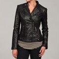 Michael Kors Women's Black Leather Jacket