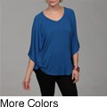 AnnaLee and Hope Women's V-neck Jersey Top