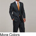 Elite Men's Flat Front 2-button Suit