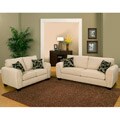 Summer Chenille Fabric 2-piece Sofa and Loveseat Set