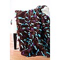 Penelope Peacock Faux Fur Throw