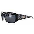 Phoebe Couture Women's Black/ White Fashion Sunglasses