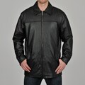 Knoles & Carter Men's Black Big & Tall Long Open-Bottom Style Jacket