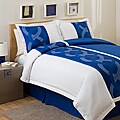 Lush Decor Navy Talon Print 3-piece Twin-size Comforter Set