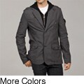 WT02 Men's Hooded Zip-up Blazer