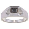 Sterling Silver 3/4ct TDW Men's Black Diamond Ring