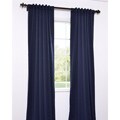 Eclipse Blue Thermal Blackout 120-inch Curtain Panel Pair