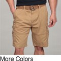 George & Martha Men's Belted Cargo Shorts