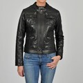Knoles & Carter Women's Diamond Stitched Band Collar Jacket