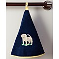Golden Retriever Doggie Terry Cotton Circular Hand Towels (Set of 2)