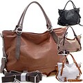 Belt Side Accented Tote Bag