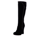 MIA Women's 'Eduina' Black Suede Knee-high Boots FINAL SALE